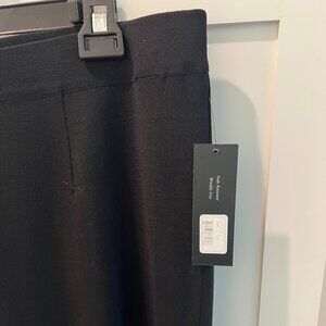 Misook Wide-Leg Pants, Size2X Plyester/acrylic blend